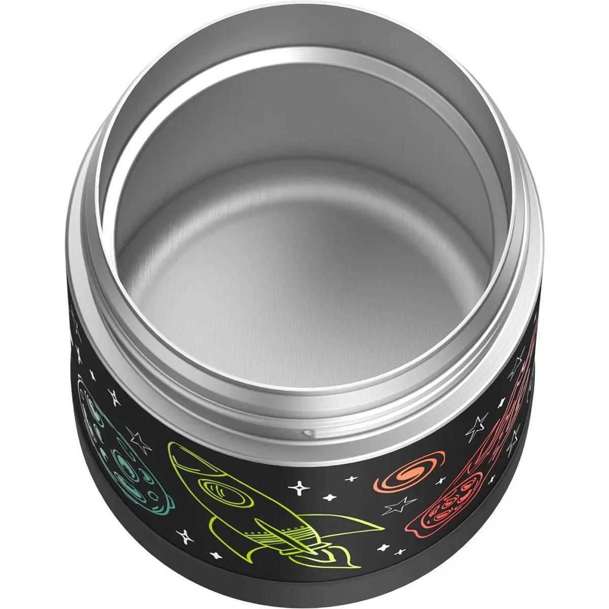 Thermos 10 oz. Kid's Vacuum Insulated Stainless Steel Food Jar with Spoon - Image 4
