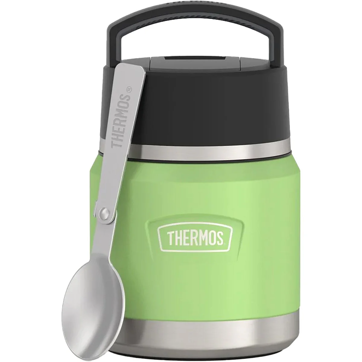 Thermos 12 oz. Icon Kid's Vacuum Insulated Stainless Steel Food Jar w/ Spoon - Image 2