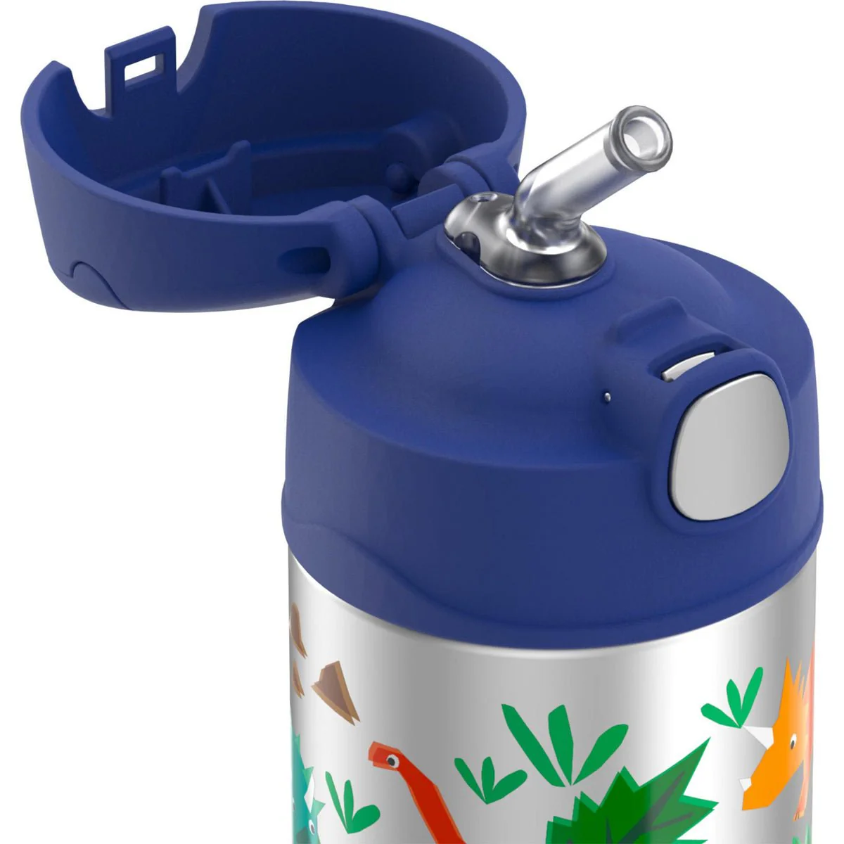 Thermos 12 oz. Kid's Funtainer Vacuum Insulated Stainless Steel Straw Bottle - Image 4