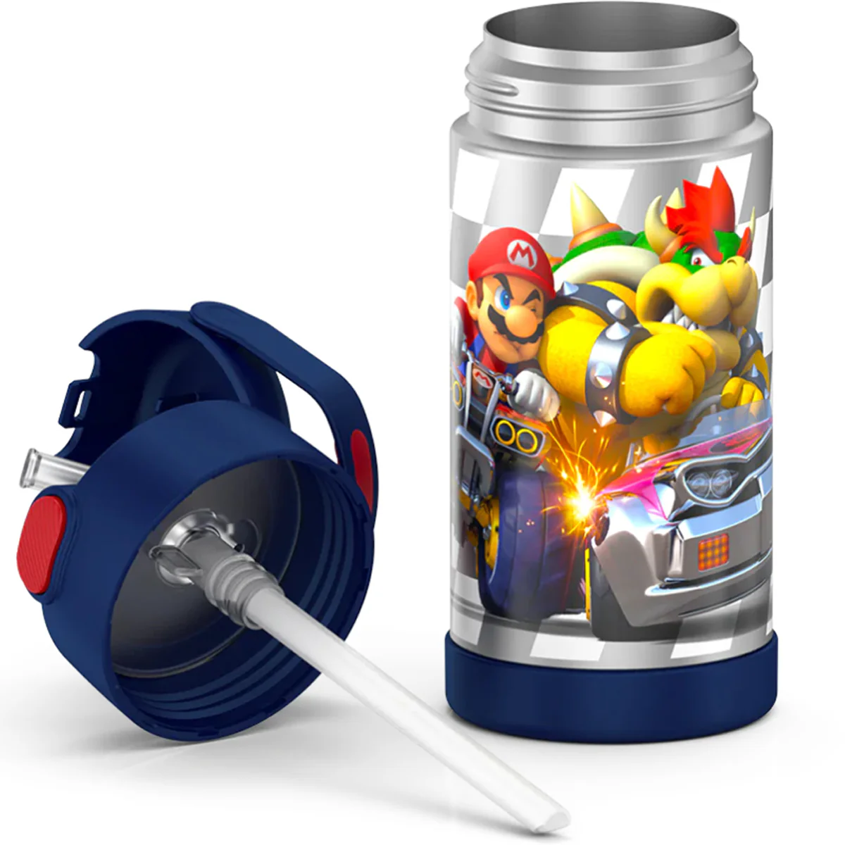 Thermos 12 oz. Kid's Funtainer Vacuum Insulated Stainless Steel Water Bottle - Image 5