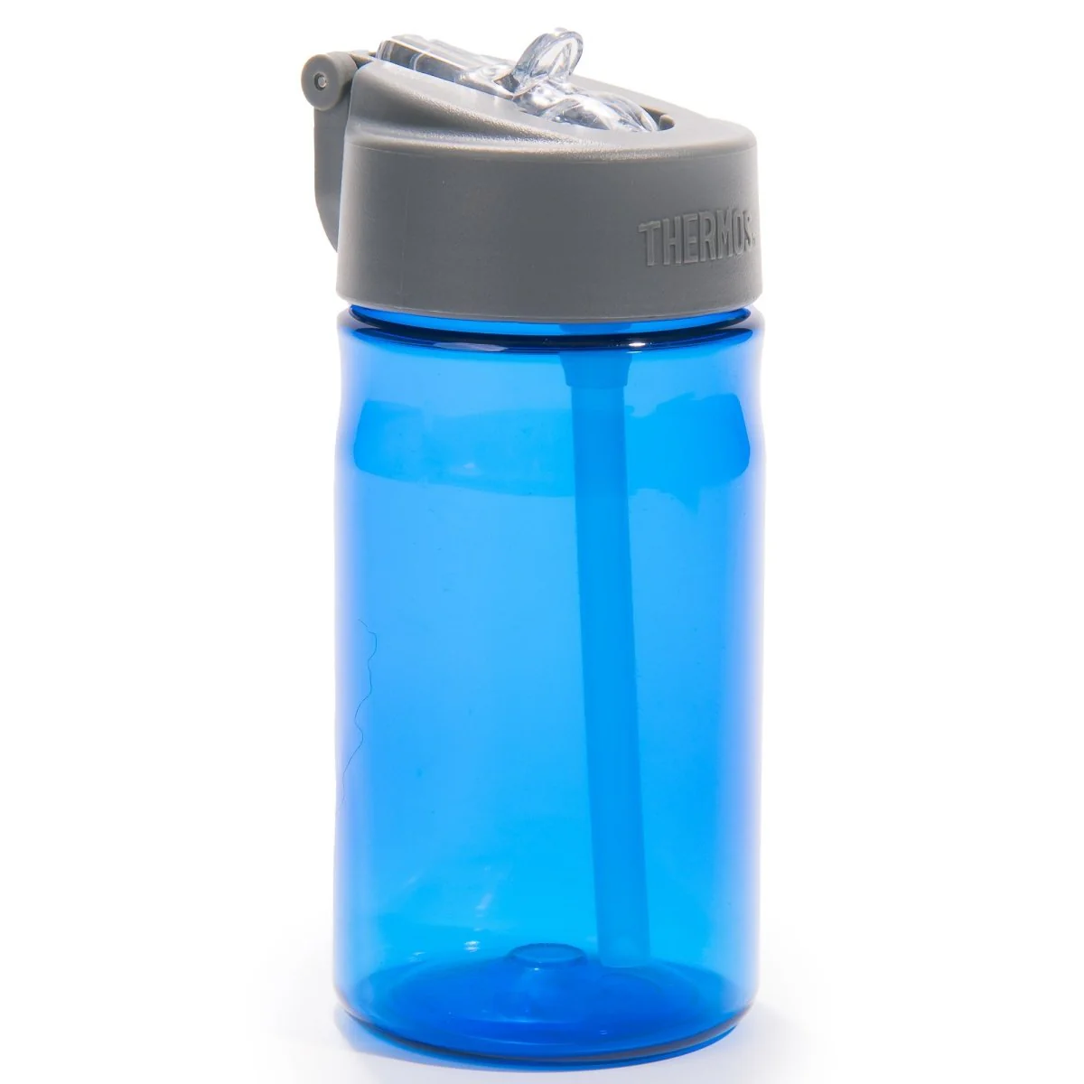 Thermos - 12 oz. Tritan Flip-Straw Bottle - Blue Smoke - Image 2