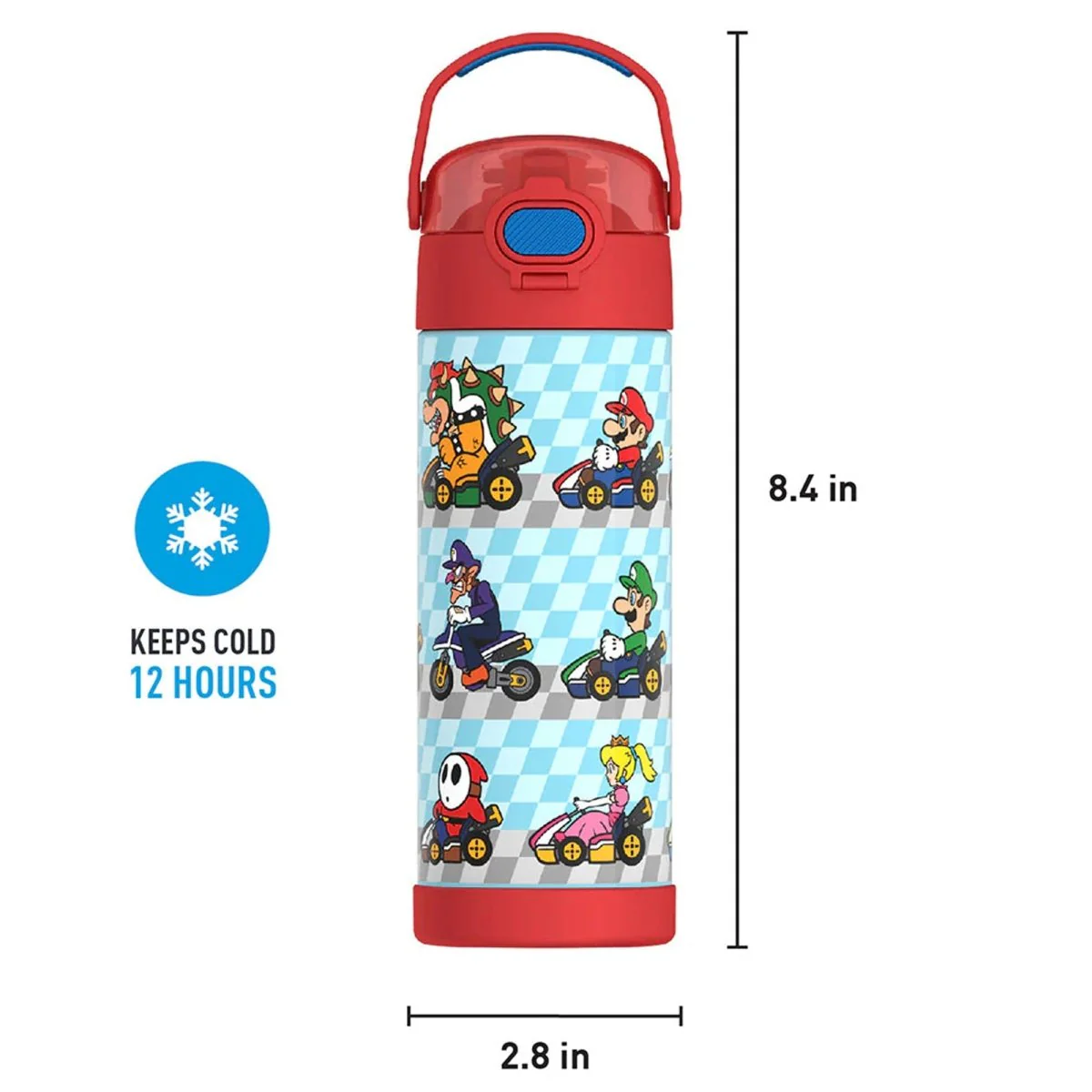 Thermos 16 oz. Kid's Funtainer Vacuum Insulated Stainless Steel Water Bottle - Image 7