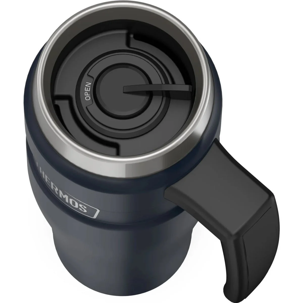 Thermos 16 oz. Stainless King Insulated Stainless Steel Travel Mug with Handle - Image 11