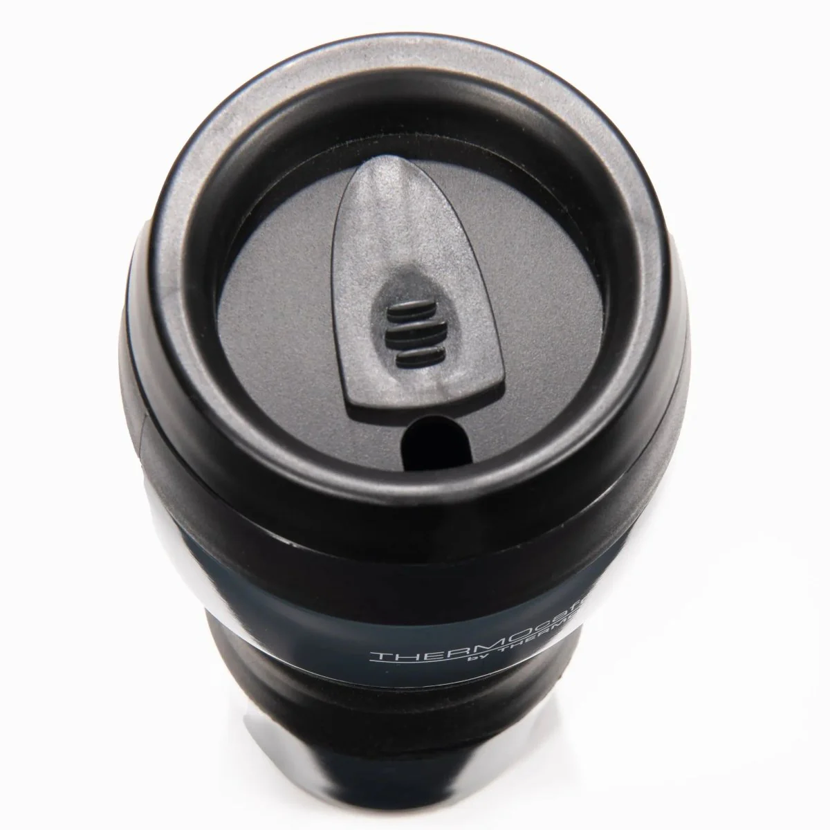Thermos 16 oz. ThermoCafe Stainless Steel Travel Tumbler w/ Grip - Charcoal - Image 3