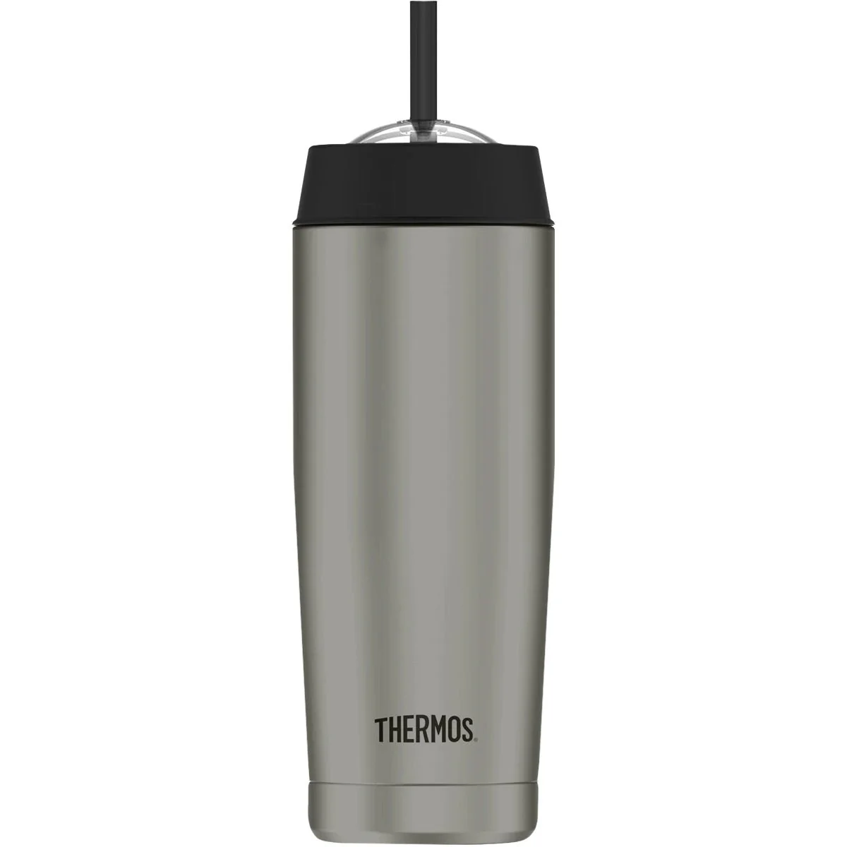 Thermos 16 oz. Vacuum Insulated Stainless Steel Cold Cup with Straw