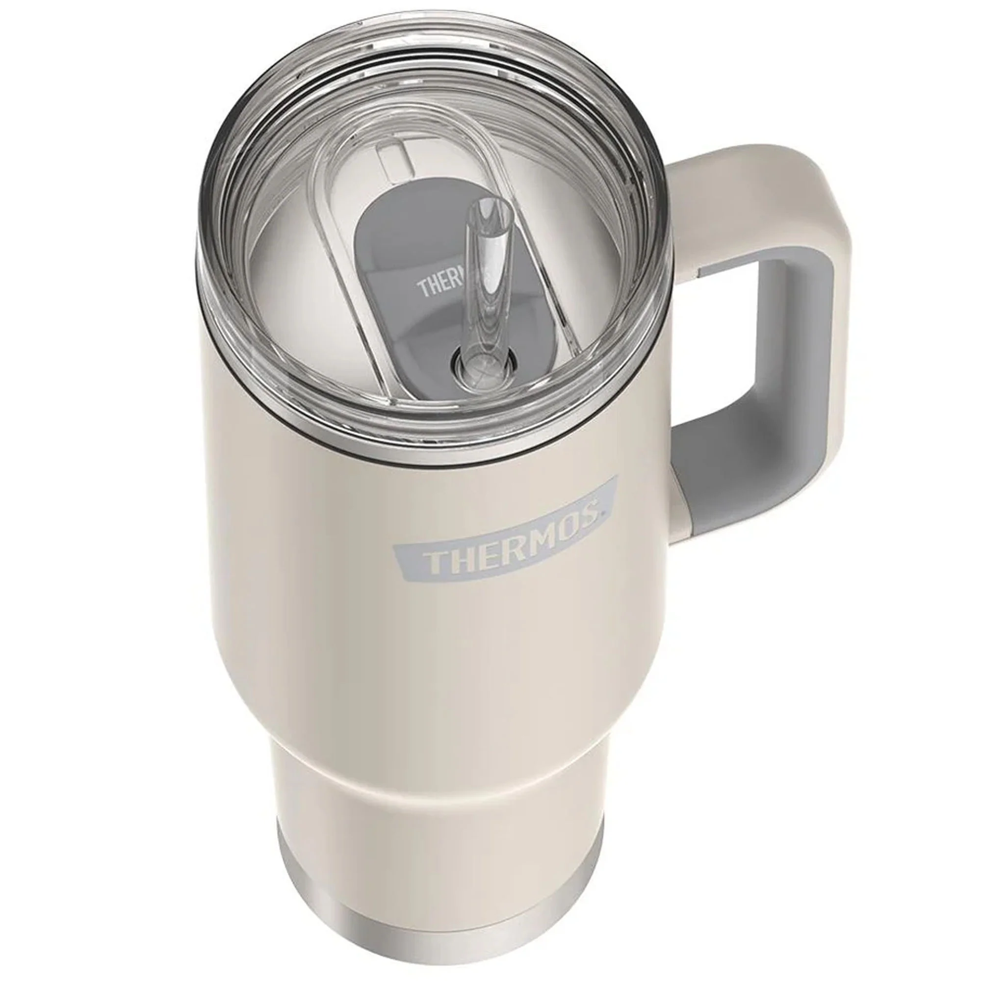 Thermos 40 oz Stainless Steel Cup Holder Mug w/ Straw - Image 21