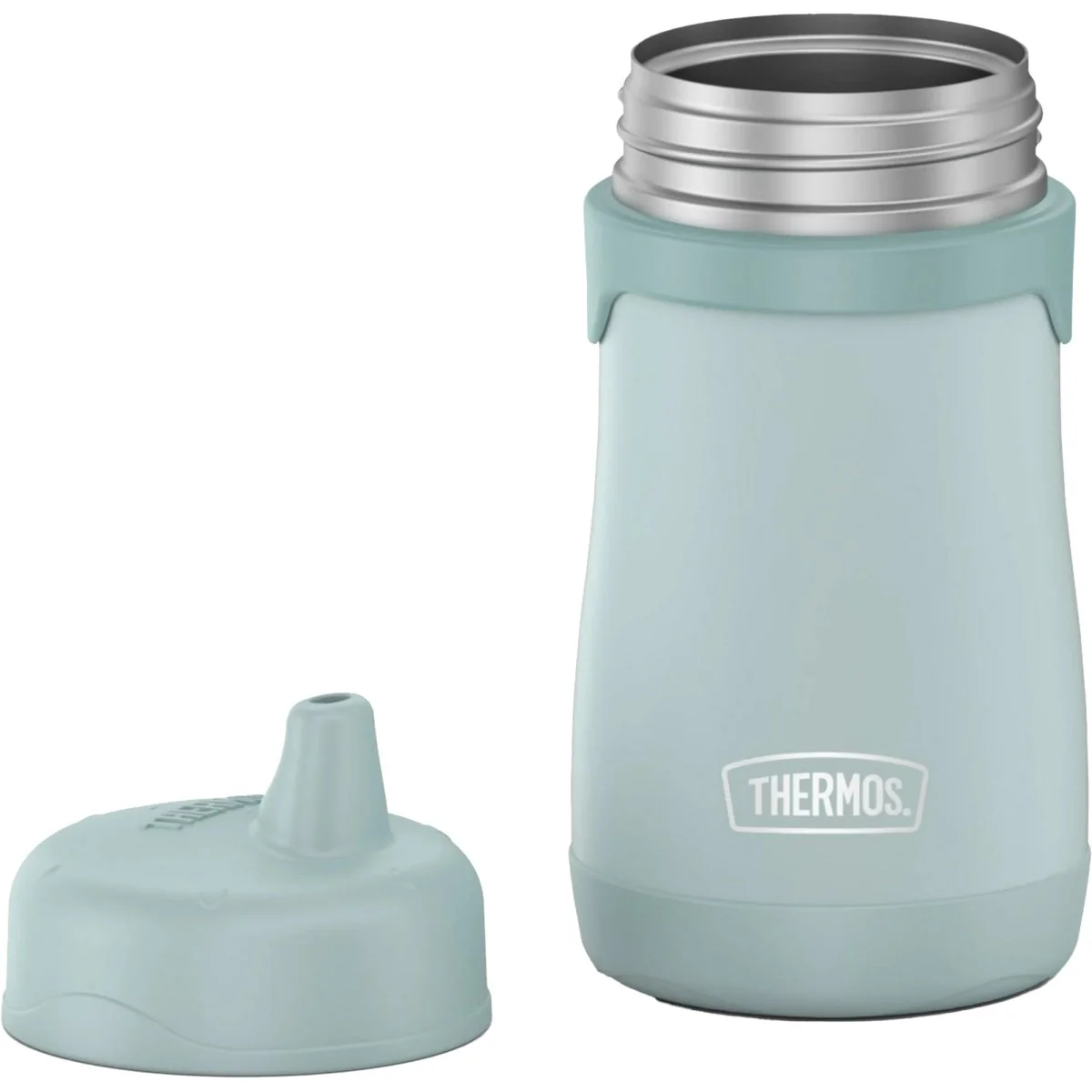 Thermos Baby 10 oz. Simple Pastels Insulated Stainless Steel Sippy Cup - Mint - Image 4