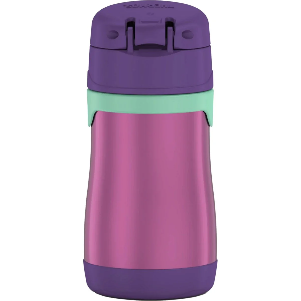 Thermos Kid's 10 oz. Vacuum Insulated Stainless Steel Water Bottle - Purple/Teal - Image 2