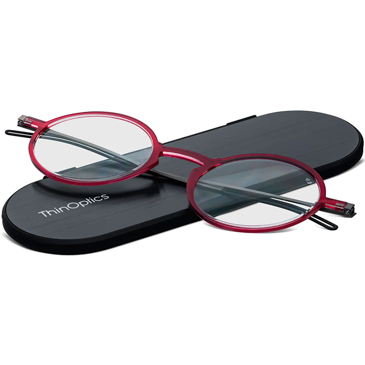 ThinOptics FrontPage Manhattan Reading Glasses with Milano Case - Image 9