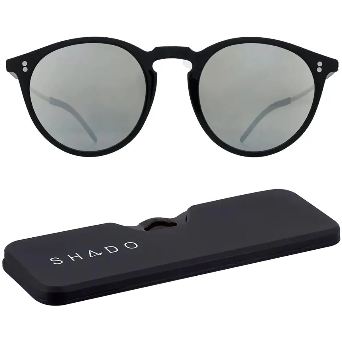 ThinOptics Los Altos Round Polarized Sunglasses with Case - Image 2