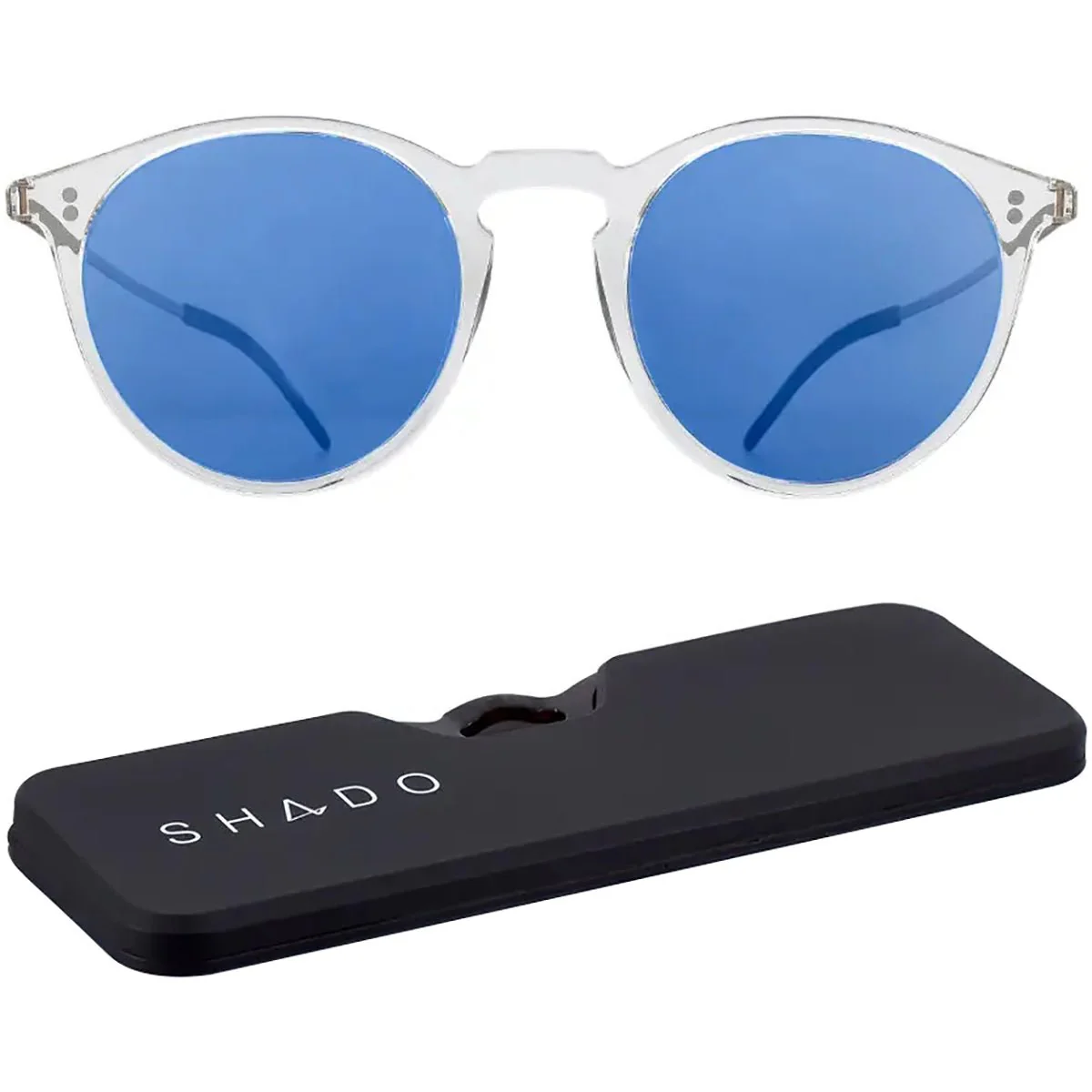ThinOptics Los Altos Round Polarized Sunglasses with Case - Image 3