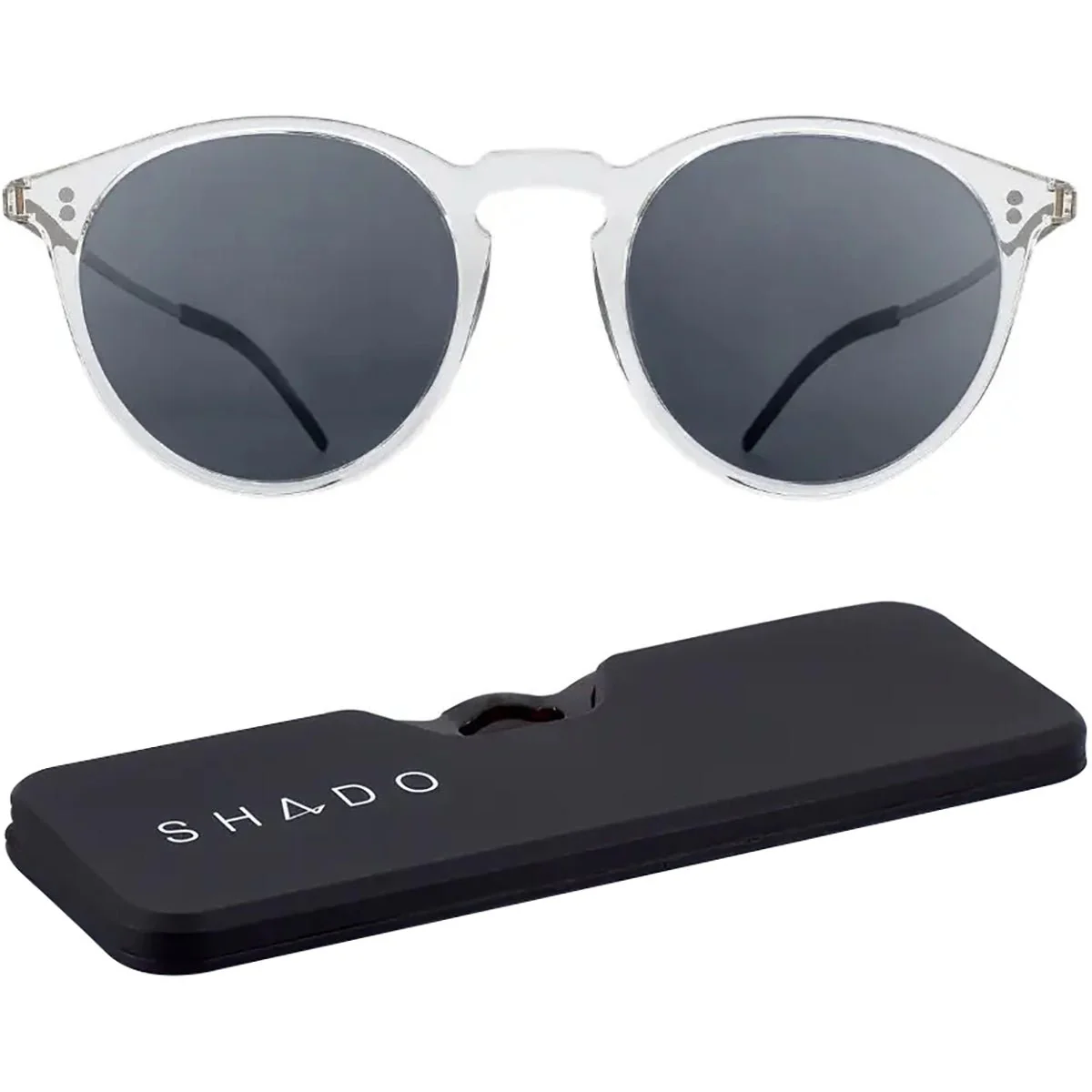 ThinOptics Los Altos Round Polarized Sunglasses with Case - Image 4