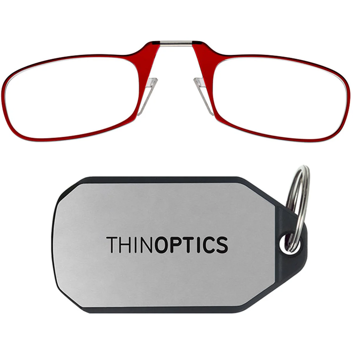 ThinOptics Secure Fit Armless Ultralight Reading Glasses with Keychain Case - Image 9