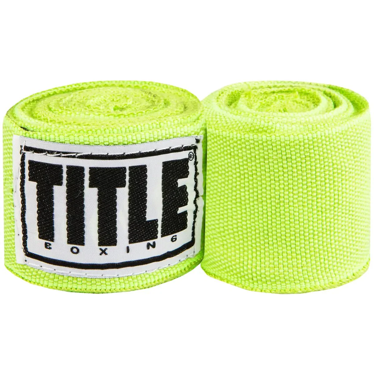 Title Boxing 180" Semi Elastic Mexican Handwraps - Neon Lime