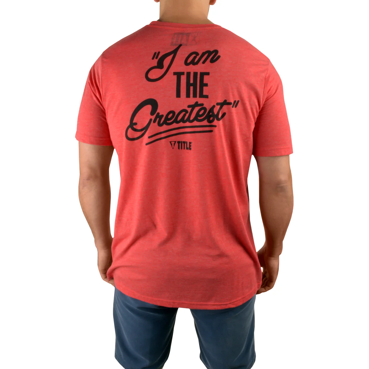 Title Boxing Ali I Am The Greatest Premium Fitted Legacy T-Shirt - Red - Image 2