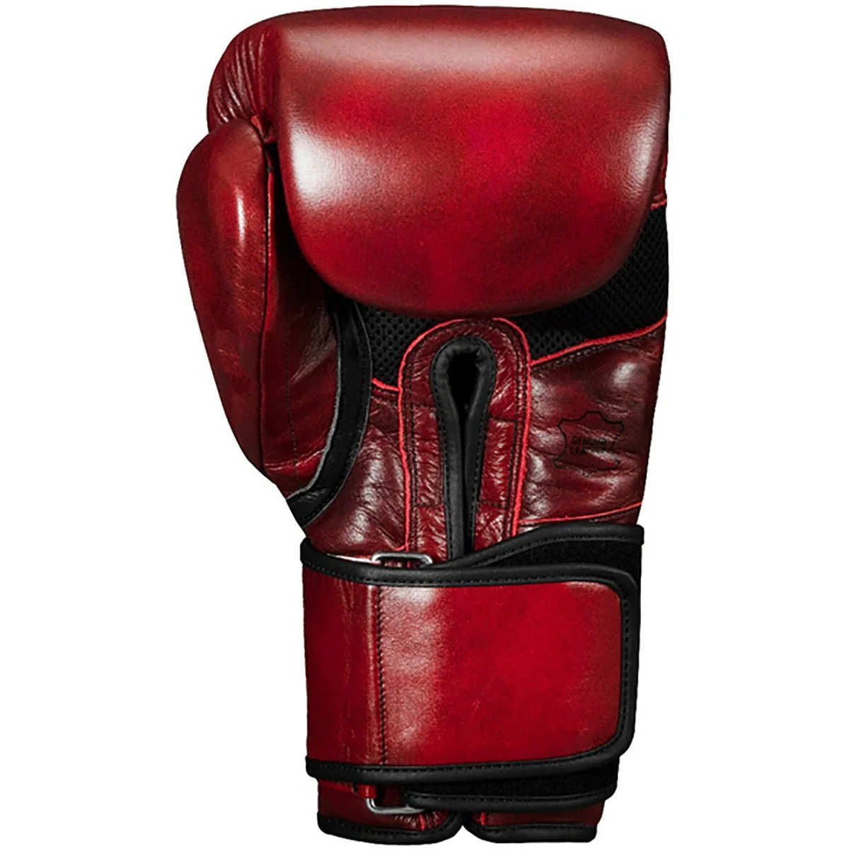Title Boxing Blood Red Leather Bag Gloves - Image 2