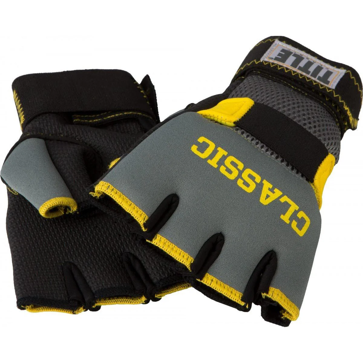 Title Boxing Classic Limited GEL-X Glove Wraps - Gray/Yellow - Image 2