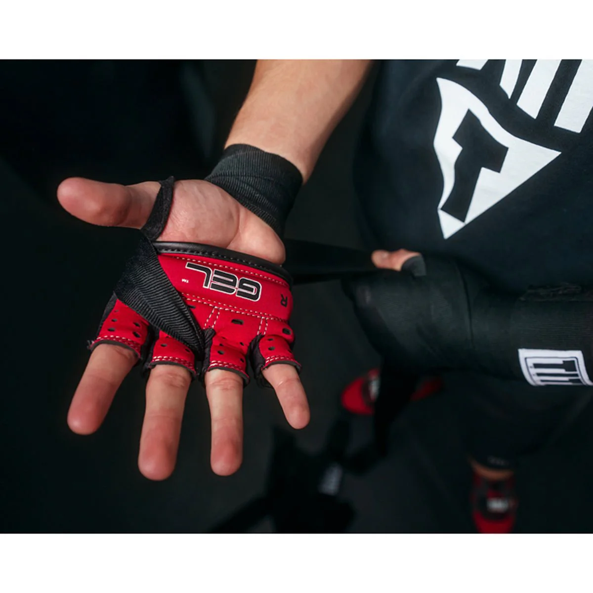 Title Boxing Gel Iron Fist Slip-On Custom Form Fit Knuckle Shields - Black - Image 5