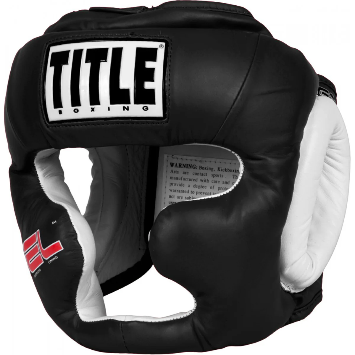 Title Boxing Gel World Full Face Training Headgear - Black - Image 2