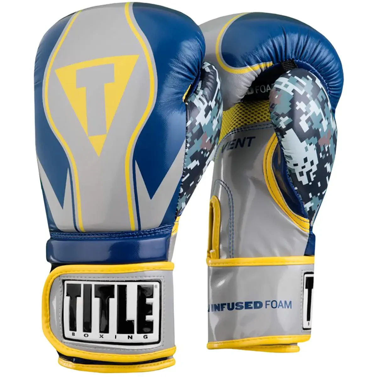 Title Boxing Infused Foam Honor Combat Hook and Loop Training Gloves