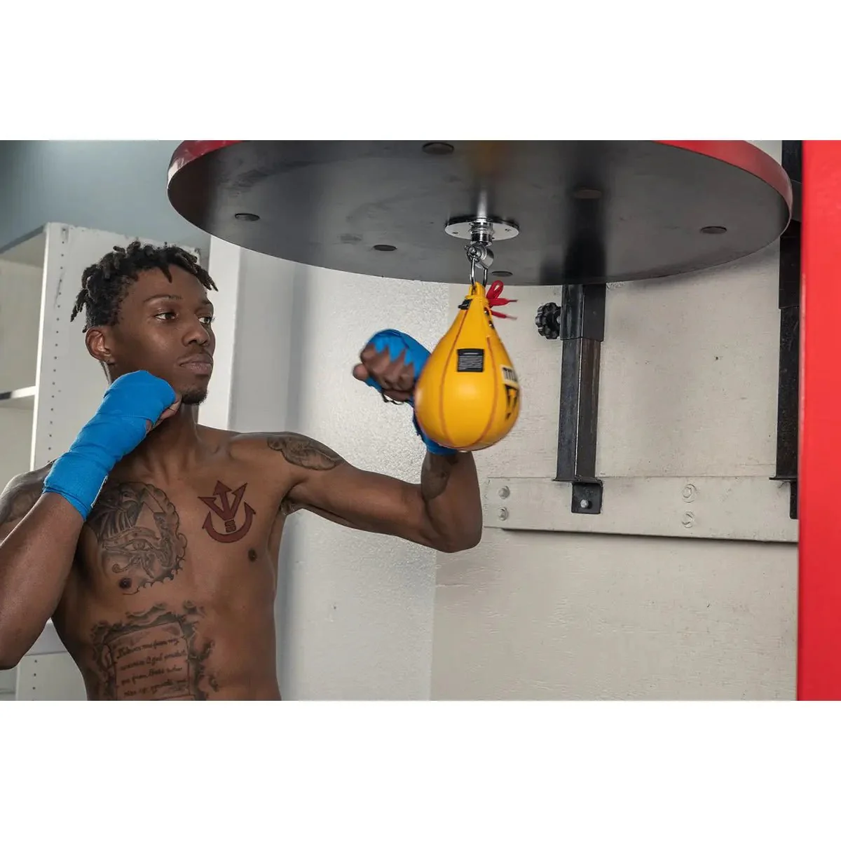 Title Boxing Leather Speed Bag - Small (6" x 9") - Image 3