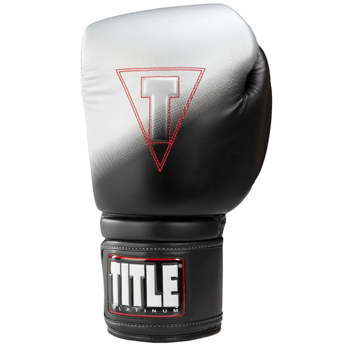 Title Boxing Platinum Proclaim Power Hook and Loop Bag Gloves - Black/Silver - Image 2