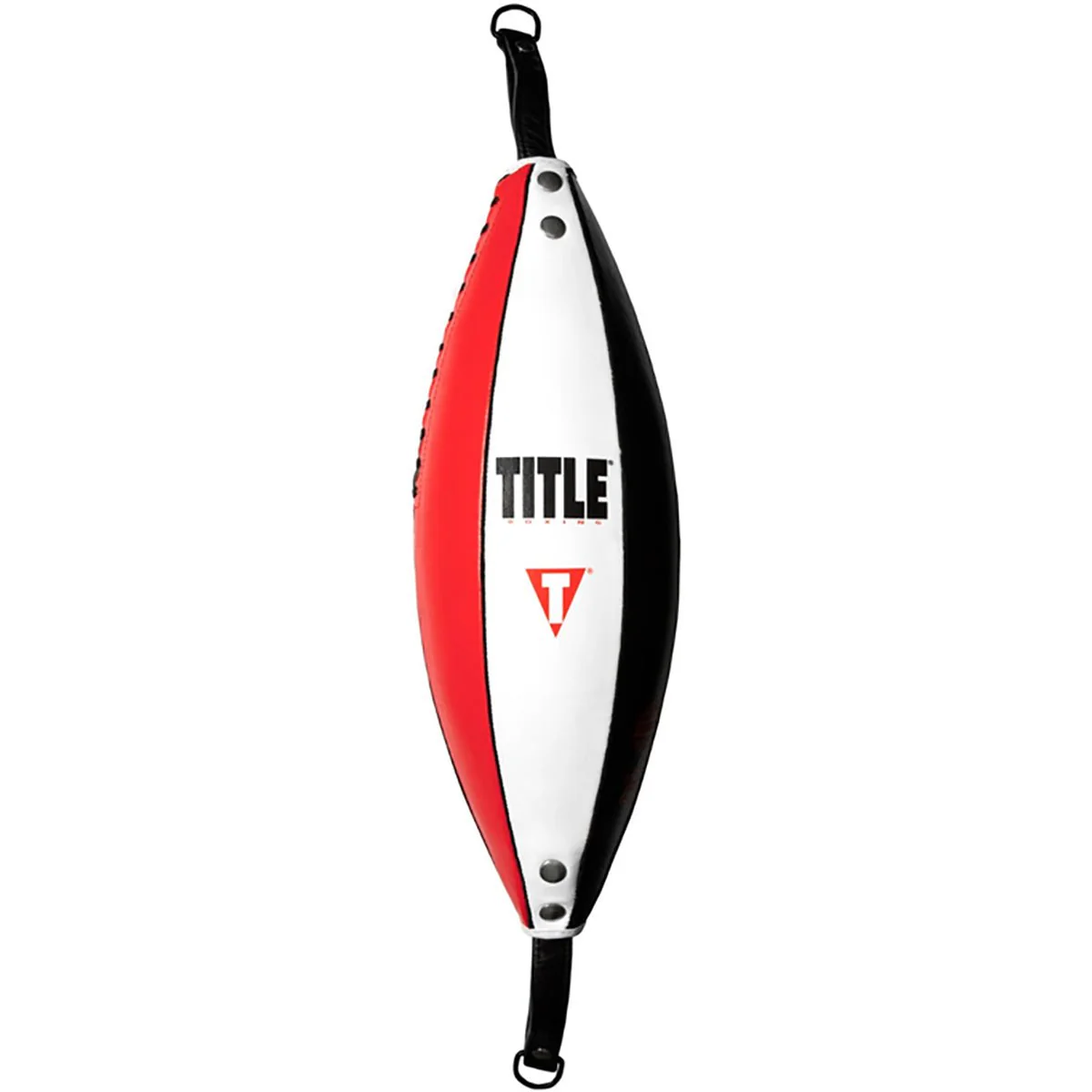 Title Boxing Pro Style Infused Foam Double End Bag - 16 - Black/White/Red