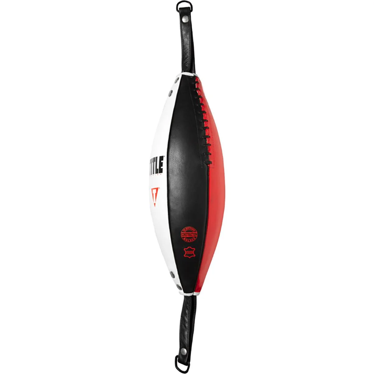 Title Boxing Pro Style Infused Foam Double End Bag - 16 - Black/White/Red - Image 2