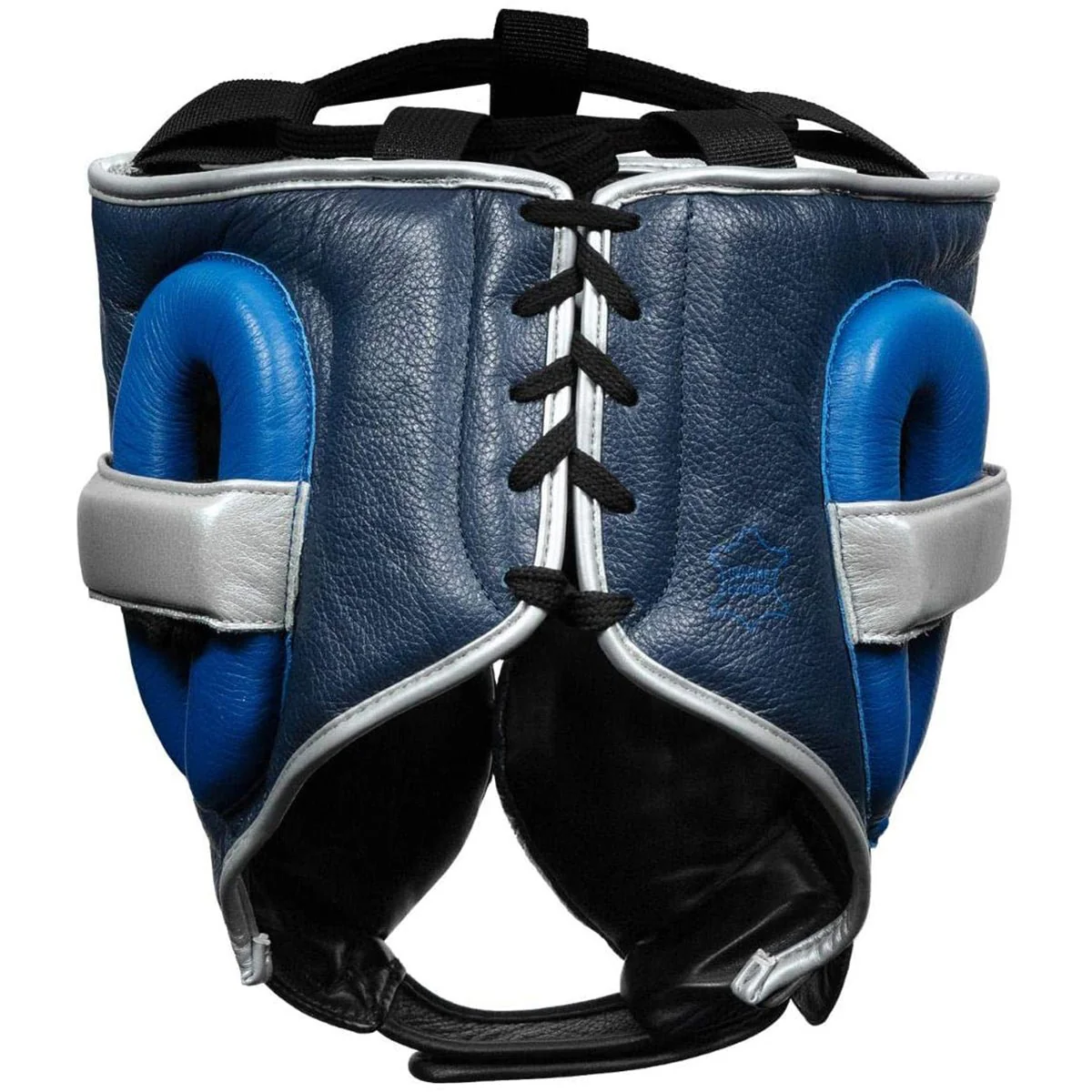 Title Boxing Royalty Leather Training Headgear - Royal/Navy - Image 4