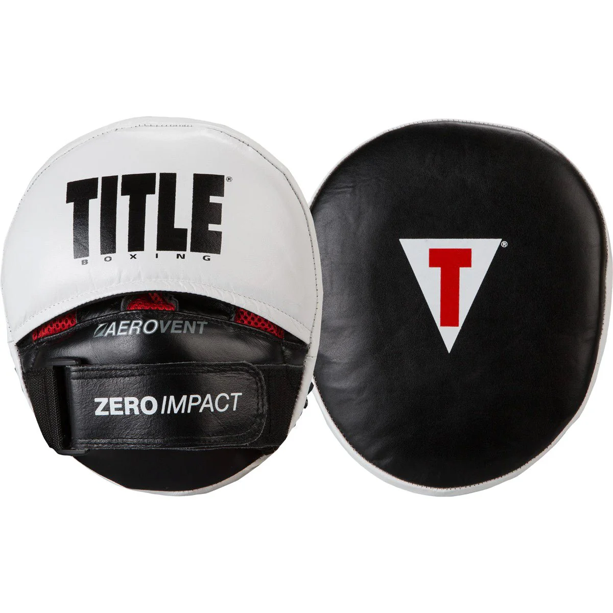 Title Boxing Zero Impact "Rare Air" Punch Mitts - Black/White