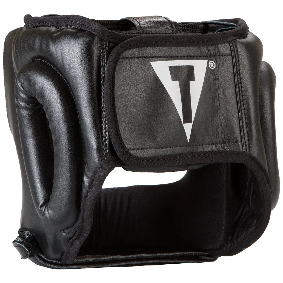 Title Classic Face Protector Boxing Headgear with Velcro Back - Adult - Image 2