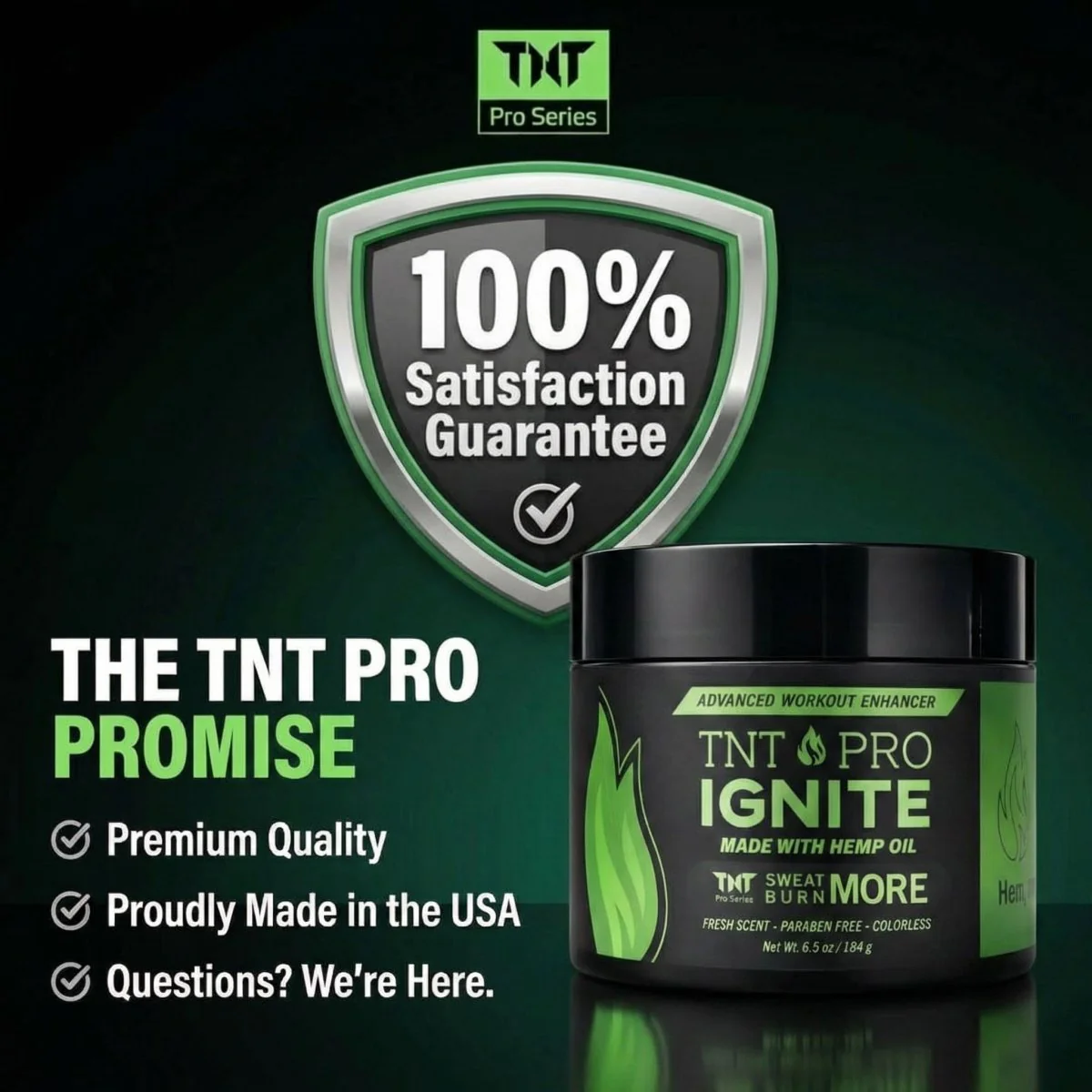 TNT Pro Series Ignite Advanced Workout Enhancer Fat Burning Sweat Cream - Image 10