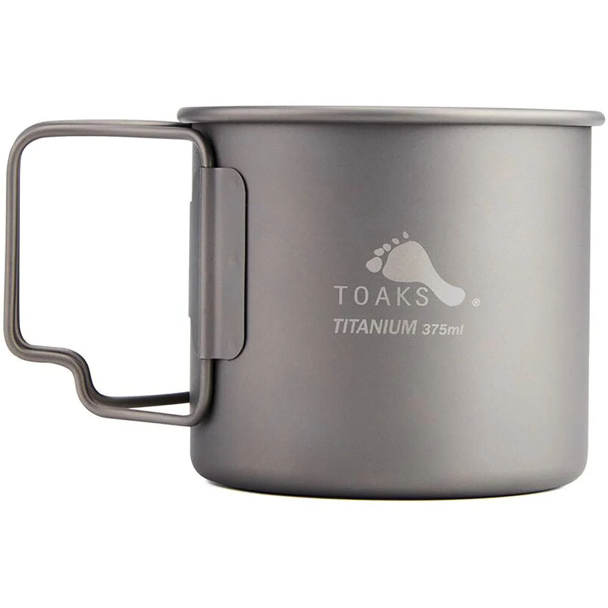 TOAKS 375ml Titanium Camping Cup with Foldable Handles - Image 3