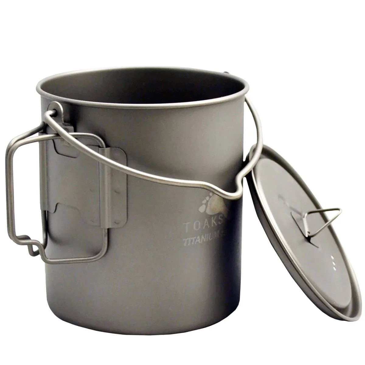 TOAKS 750ml Ultralight Titanium Camping Cook Pot with Bail Handle and Lid - Image 2
