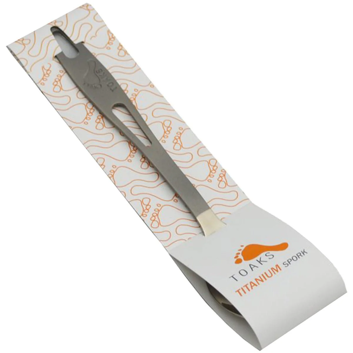 TOAKS Titanium Spork with Polished Head - SLV-01 - Image 2