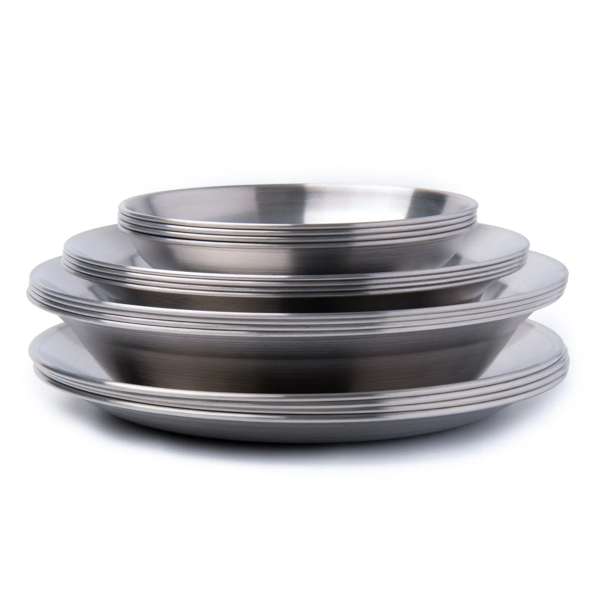 TOAKS Stainless Steel 16 pc Tableware Set