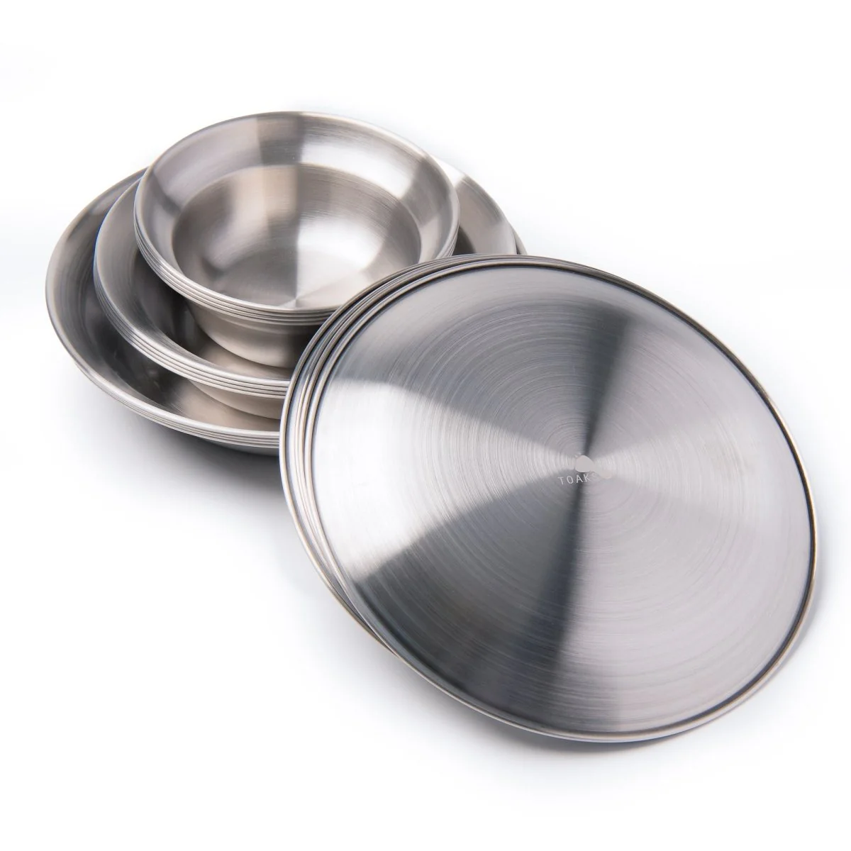 TOAKS Stainless Steel 16 pc Tableware Set - Image 4