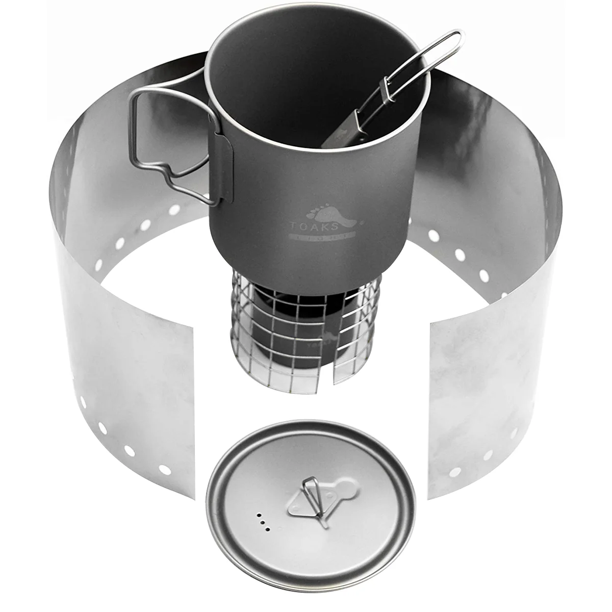 TOAKS Titanium Alcohol Stove Cook System - 650ml - Image 2