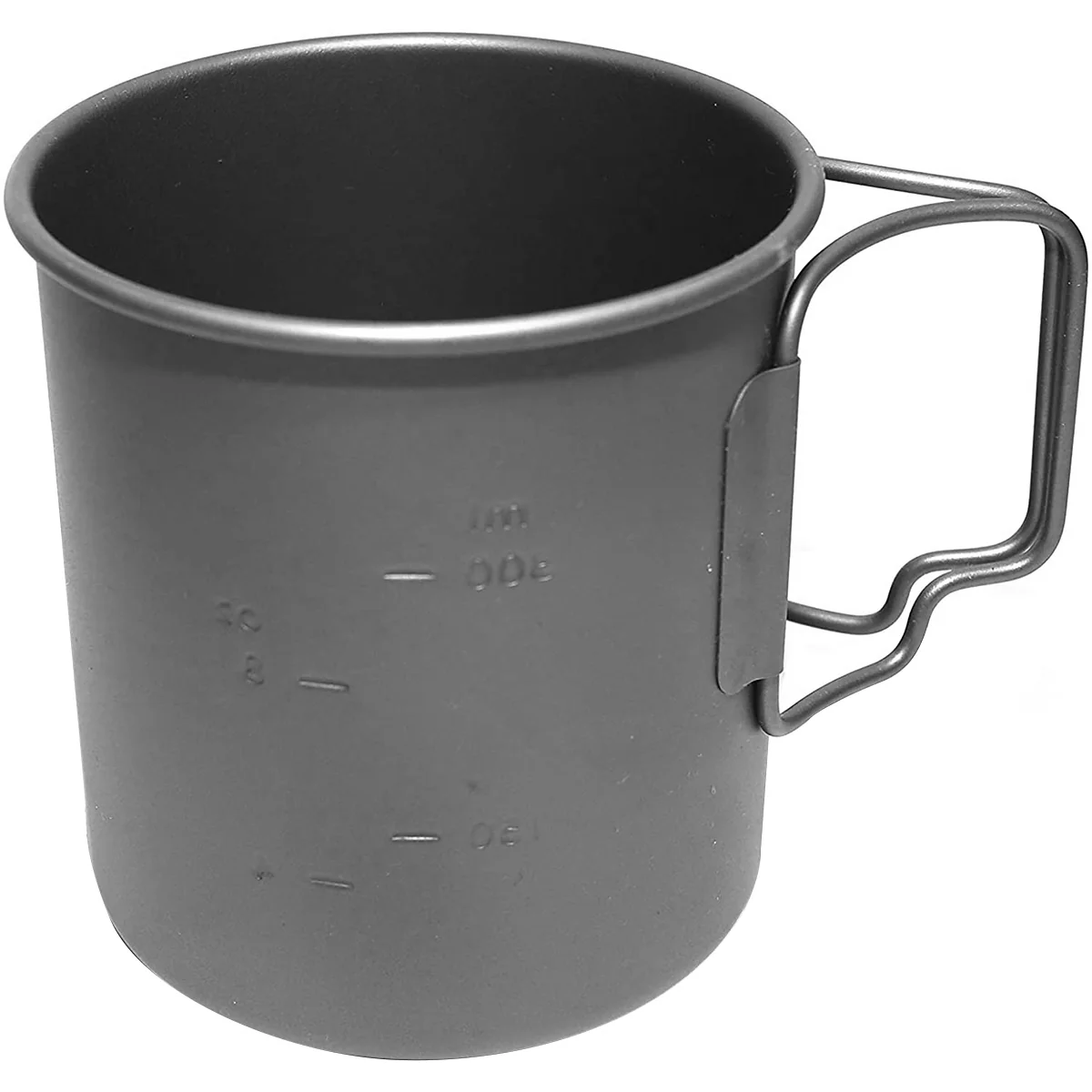 TOAKS Ultralight Portable Titanium Camping Mug with Folding Handles - 450ml - Image 2