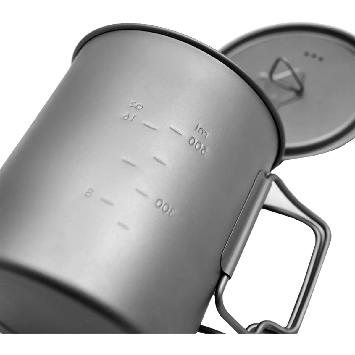 TOAKS Ultralight Titanium Camping Cook Pot with Foldable Handles and Lid - Image 5