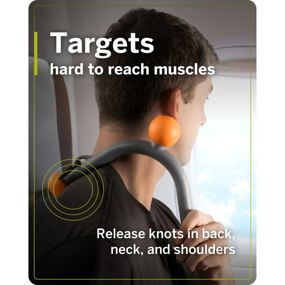 TriggerPoint Acucurve Travel Cane For Neck, Back, and Shoulders - Image 2