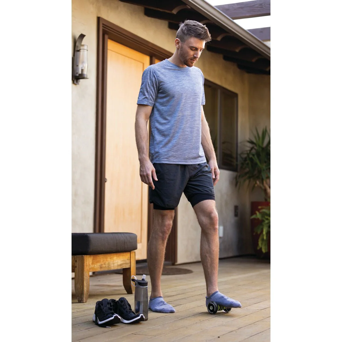TriggerPoint NANO LTE Foot Massage Roller - Black/Lime - Image 4