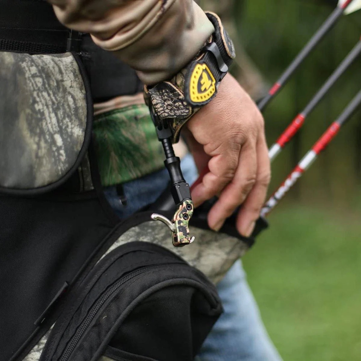 Tru-Fire Release Aids Edge Buckle Foldback Release - Camo - Image 3