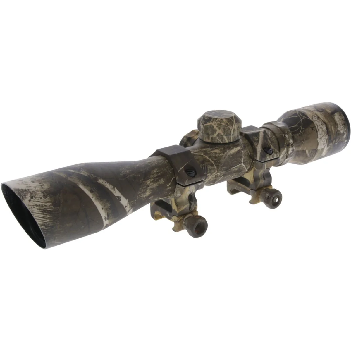 Truglo 4X32 Compact Shotgun Scope with Diamond Reticle and Weaver-Style Rings - Black - Image 2