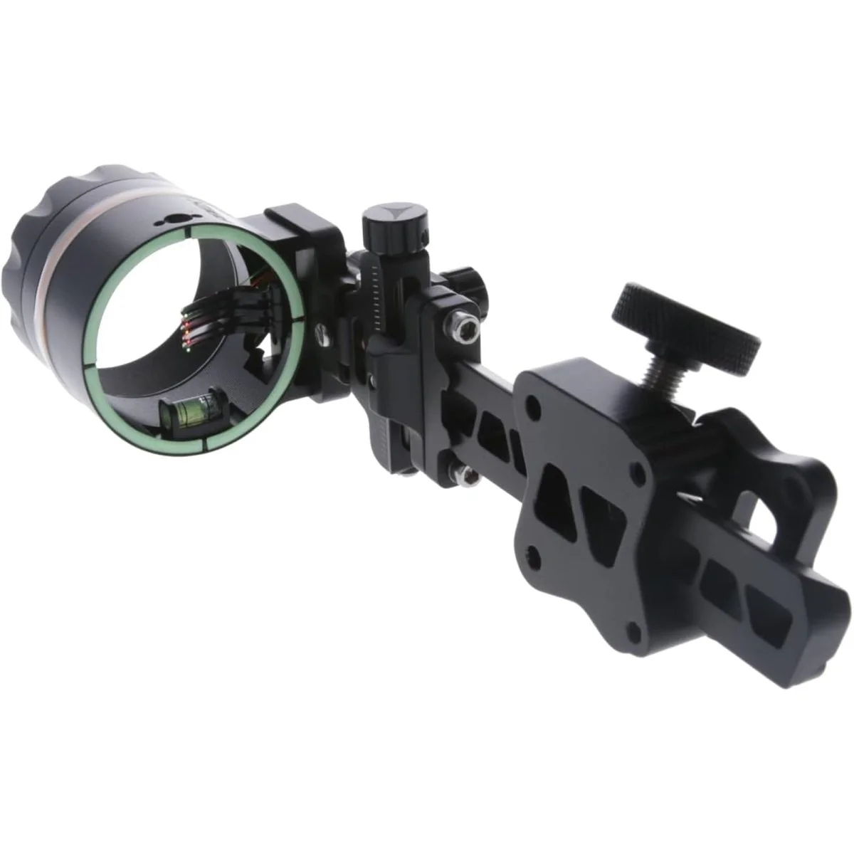 Truglo Apex Magnitude Dovetail Sight 5 Pin, Left Hand/ Right Hand ,Removable Bracket - Black