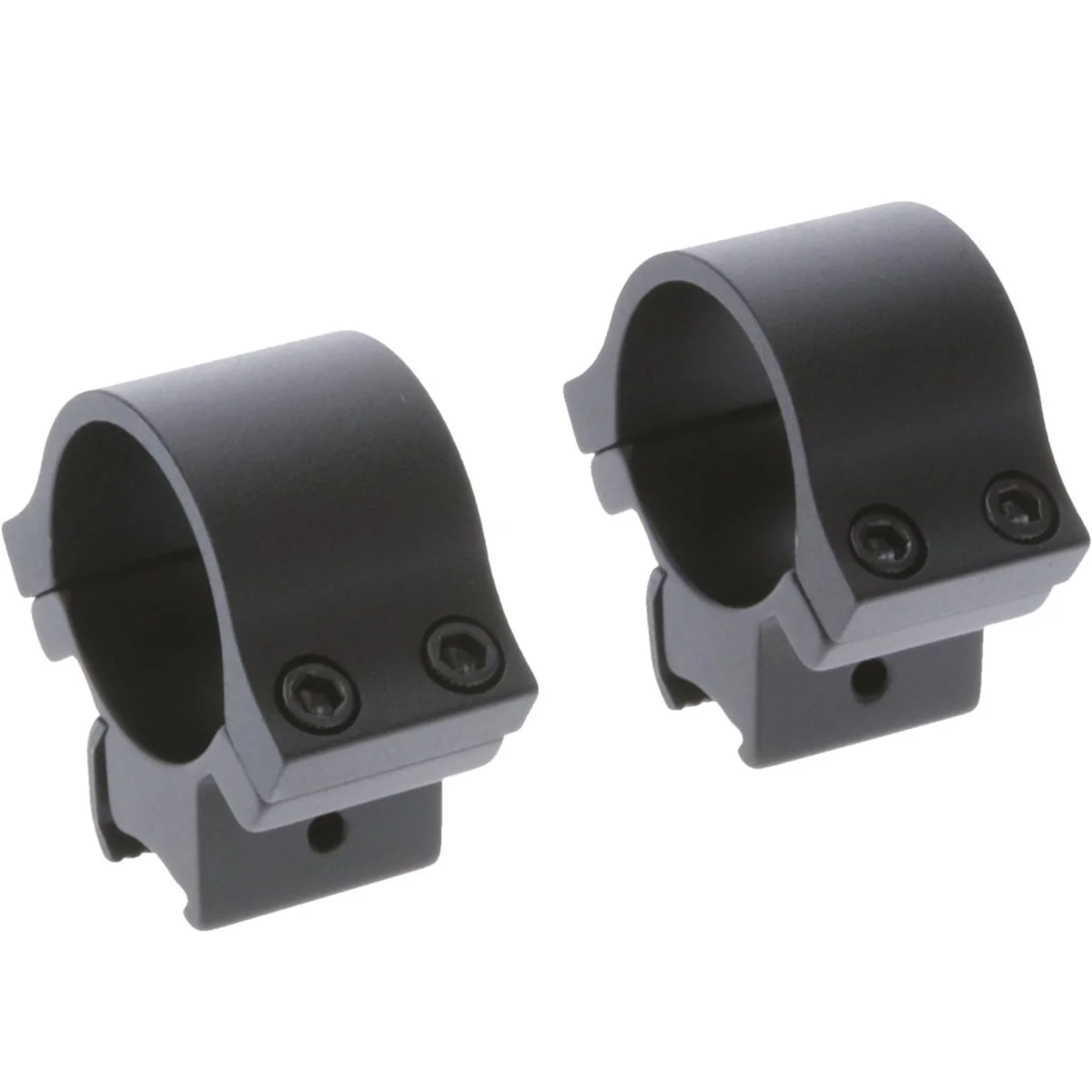 Truglo Lightweight Scope Rings 1" Tube - Medium Height - 4 Screws - Rimfire/Airgun 3/8" Rails - Image 2