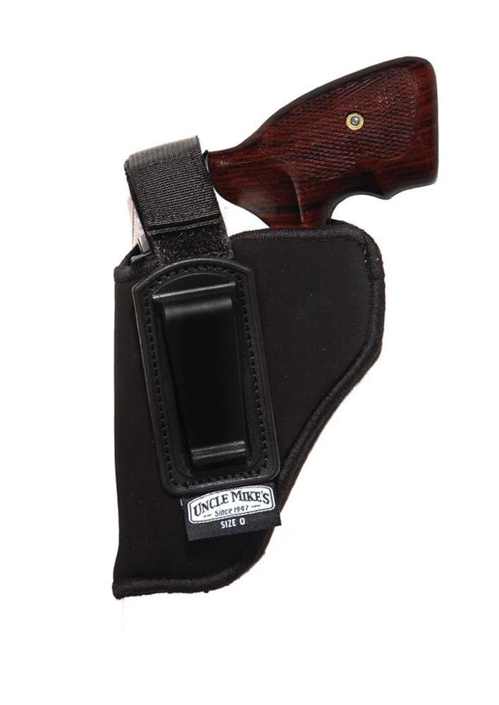 Uncle Mike's Inside-The-Pants Holster with Retention Strap - Black - Image 3