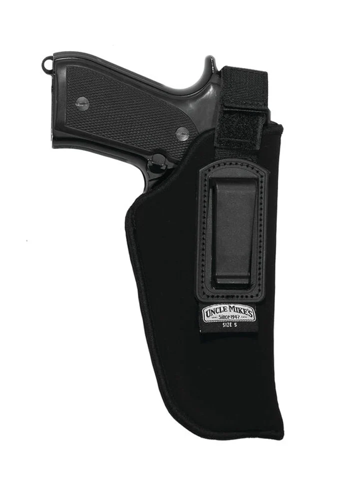 Uncle Mike's Inside-The-Pants Holster with Retention Strap - Black - Image 5