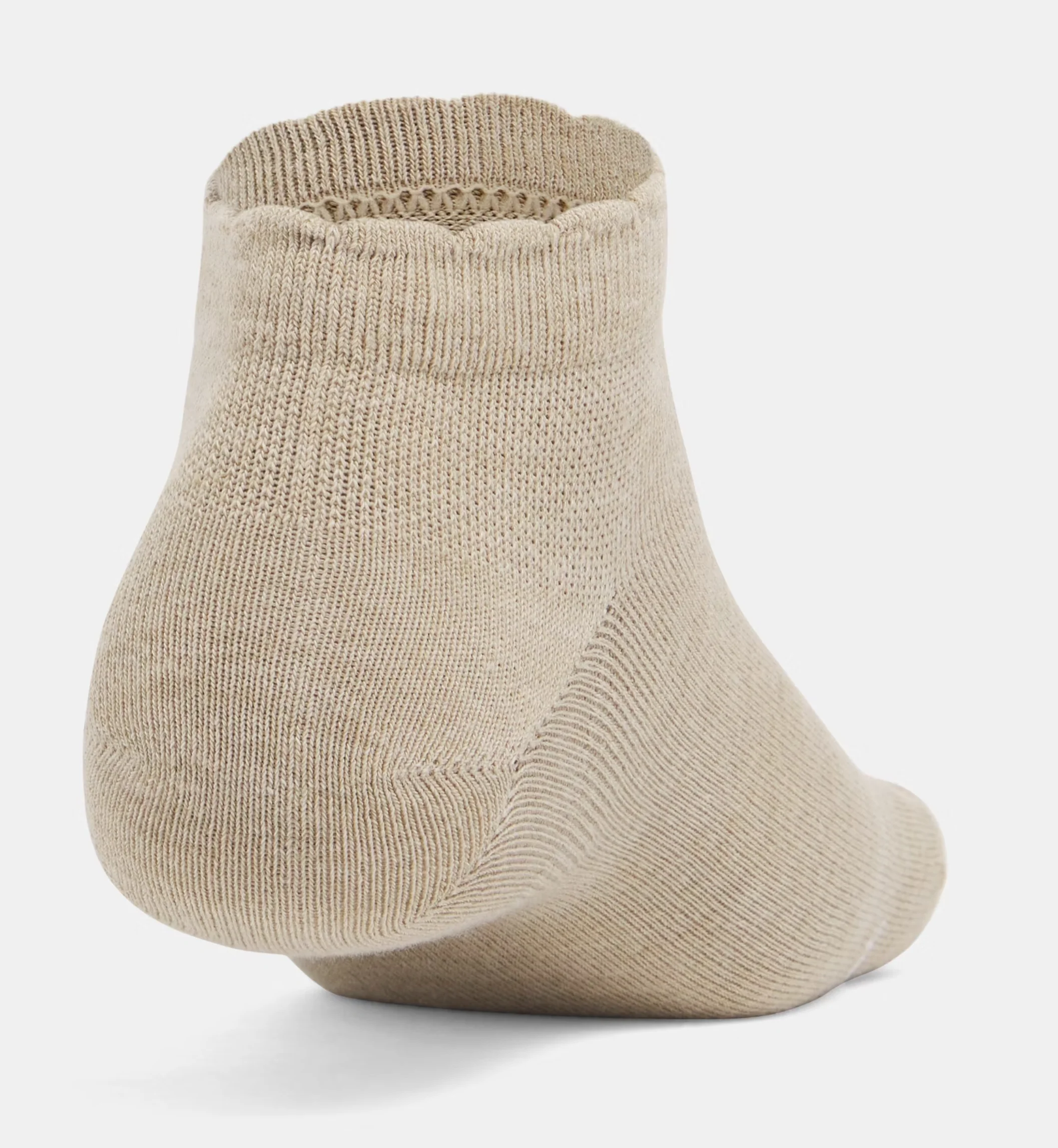 Under Armour Essential Low-Cut Socks 6-Pack - City Khaki/White - Image 3
