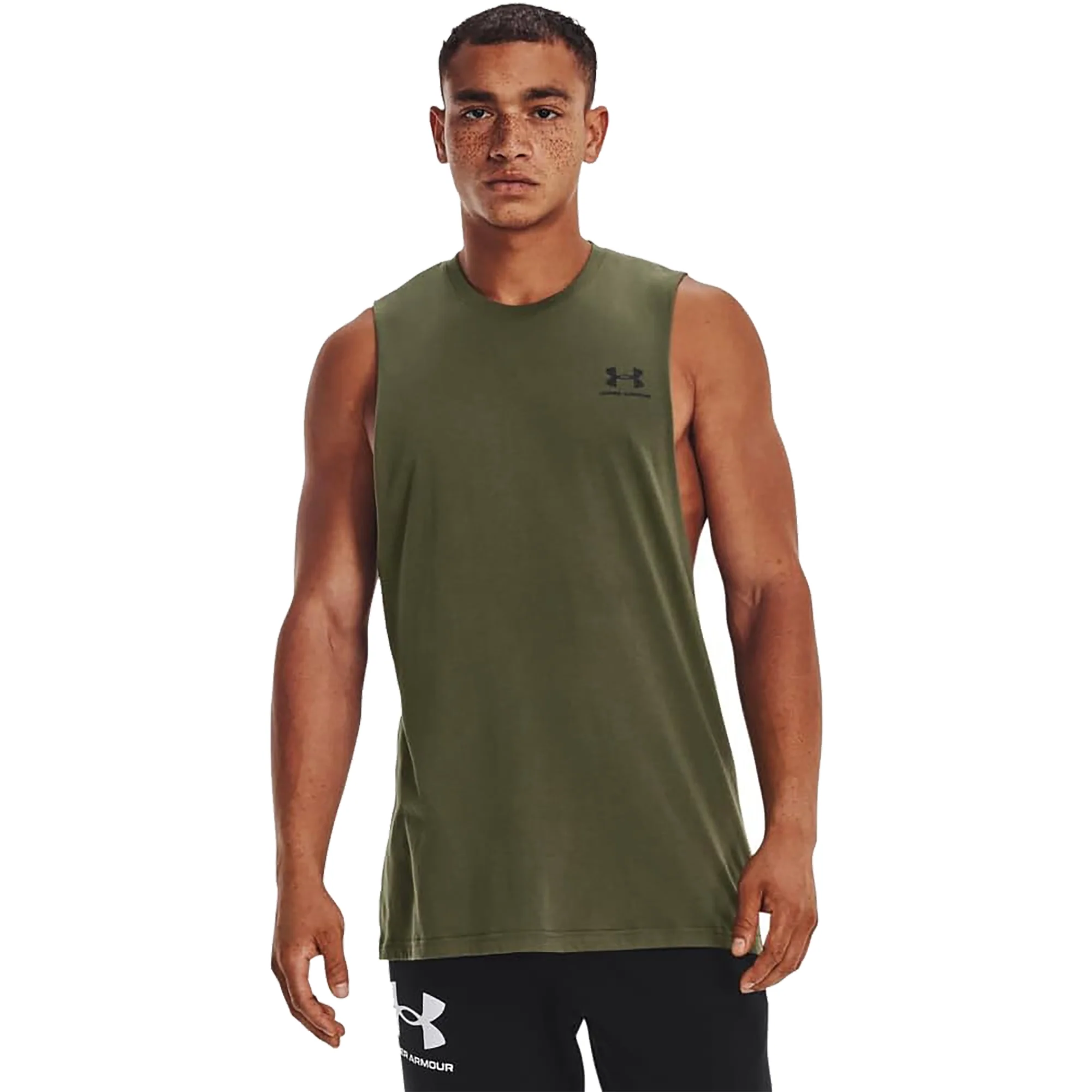 Under Armour Men's UA Left Chest Cut Off Tank - Image 4